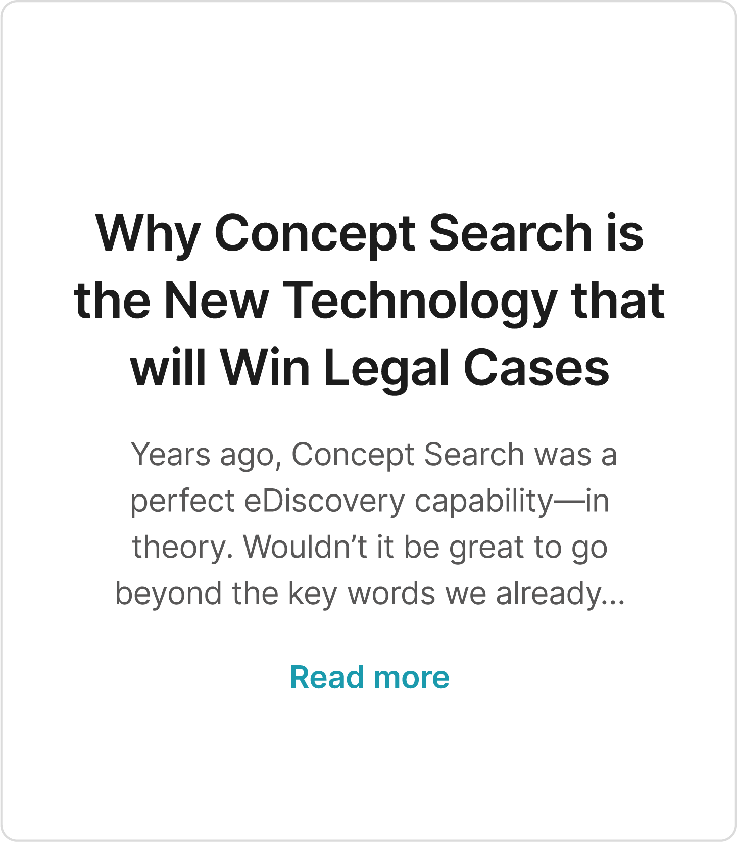 WhyConceptSearch